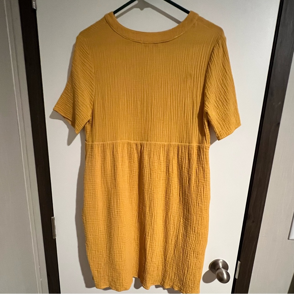 mustard dress